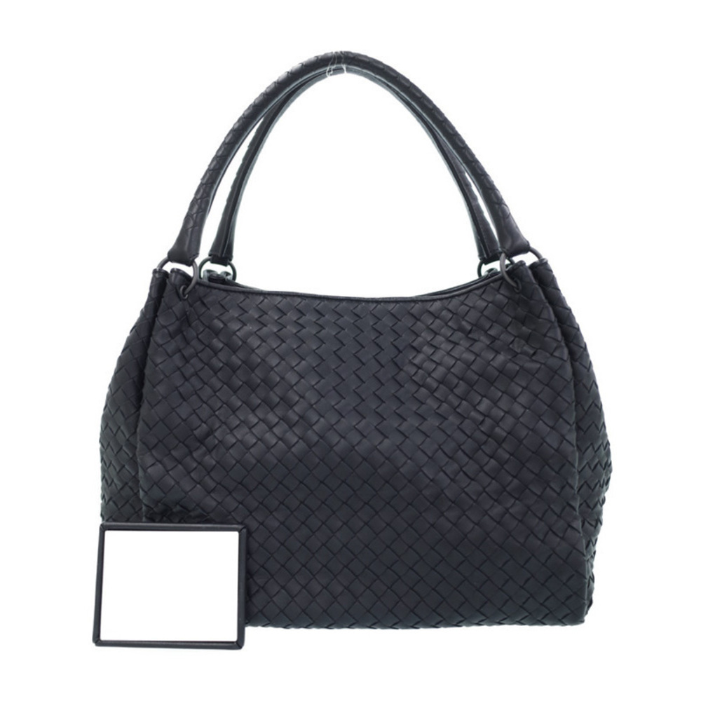 Bottega Veneta Intrecciato Parachute Bag Black